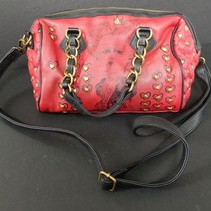 Alice in Wonderland Red Queen of Hearts purse